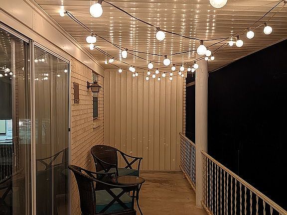 Back porch / upper level