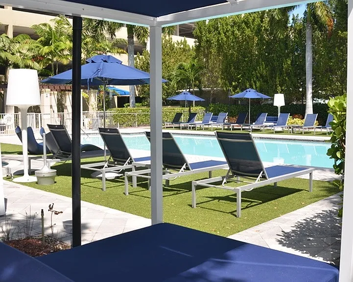 Pool Area with Cabanas