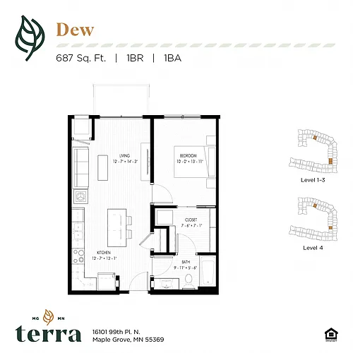 Floor plan Dew