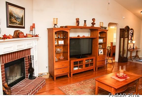 Wood Burning Fireplace