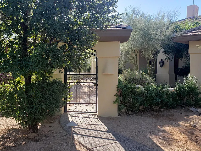 Entry Gate at the front entrance