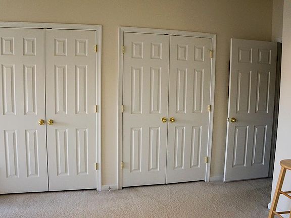 Master bedroom closets