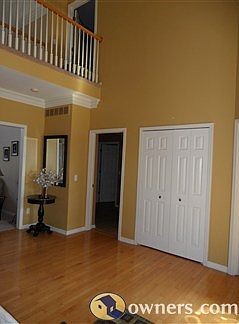 From dining room into large foyer