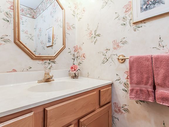 powder room in foyer