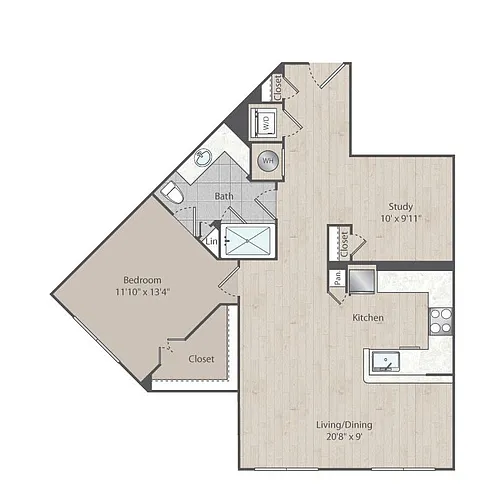 Floor plan A6B