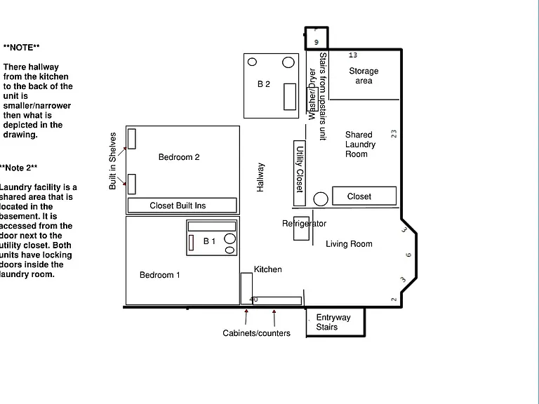 Basement Unit Layout