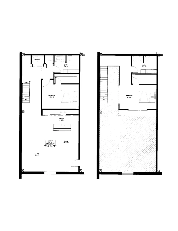 Floor plan Rail Yard
