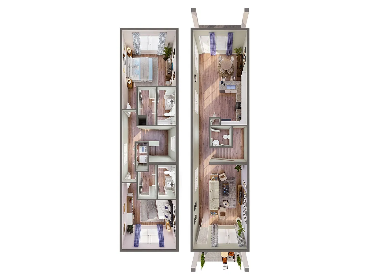 Floor plan Pecan