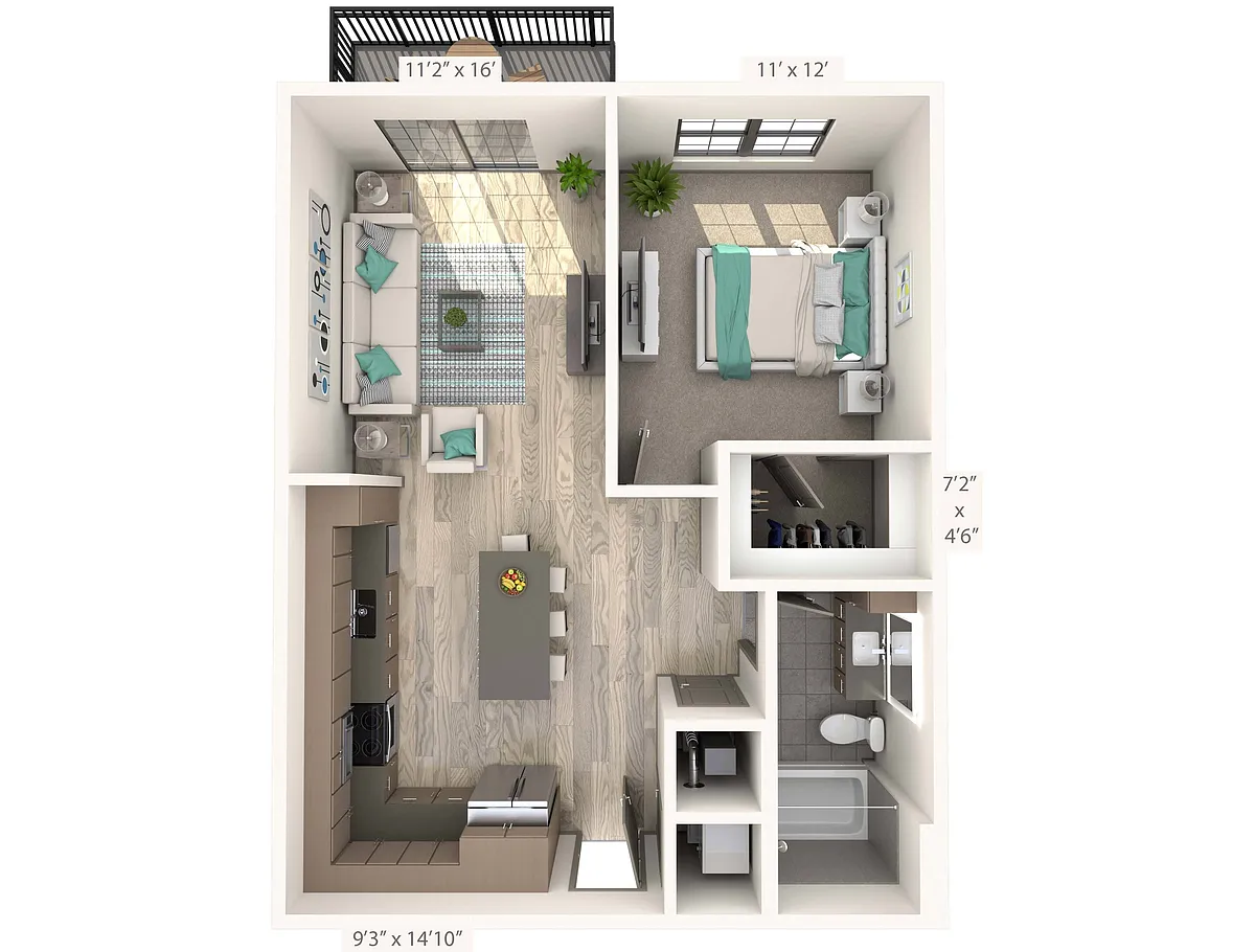 Floor plan Cubist WFH