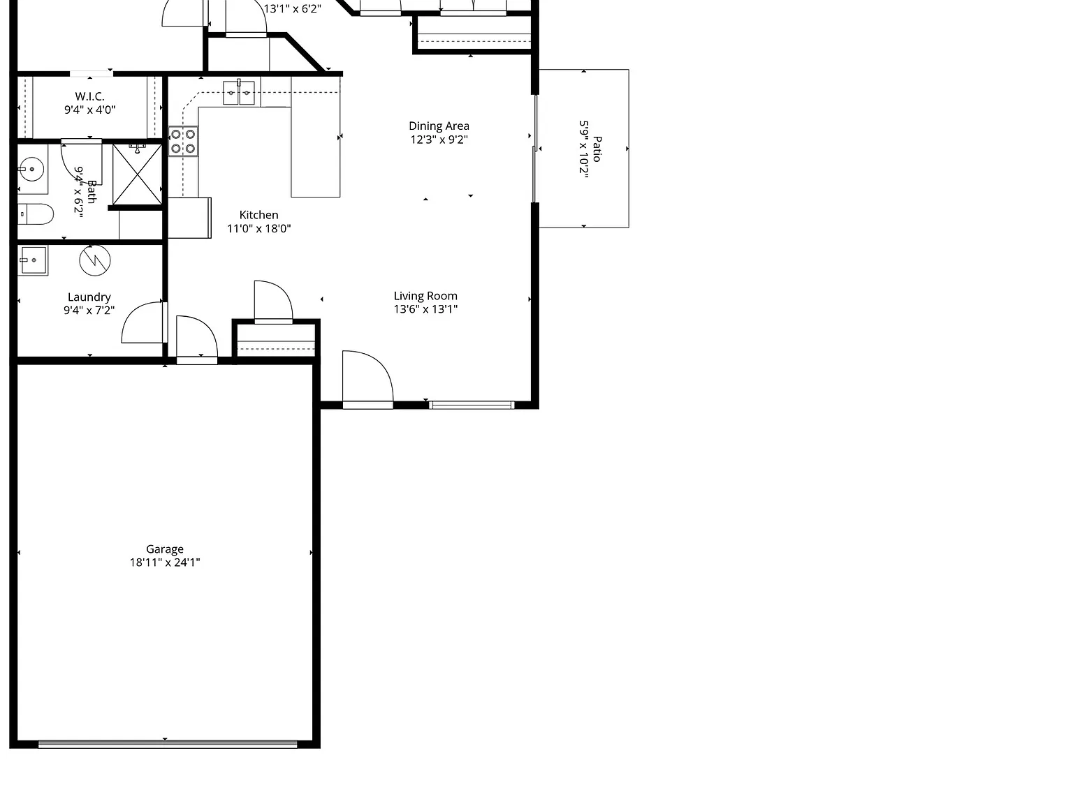 2 bed, 1100 sqft, $1,300 — Photo 4