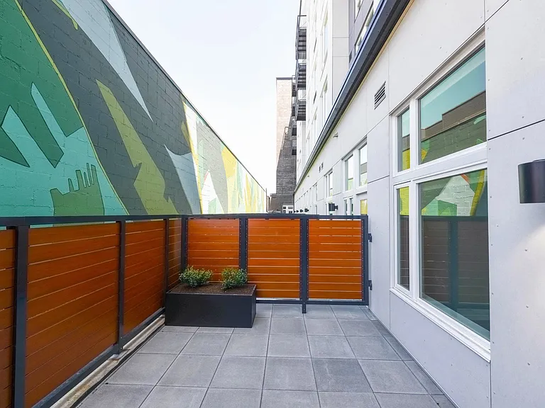 Private patios