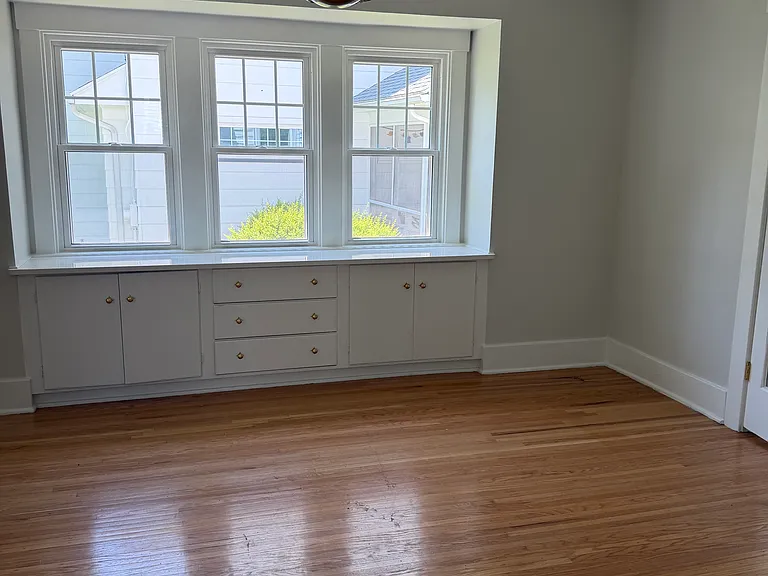 Dining Room with a quartz top buffet