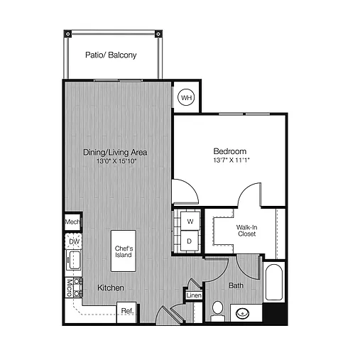 Floor plan 1B1