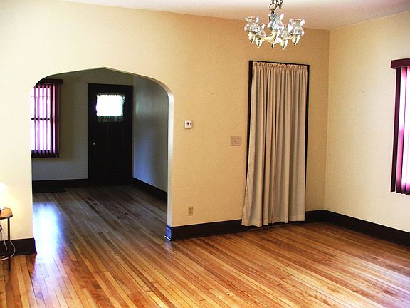 Main Flr. view DR to LR.Gleaming wood floors