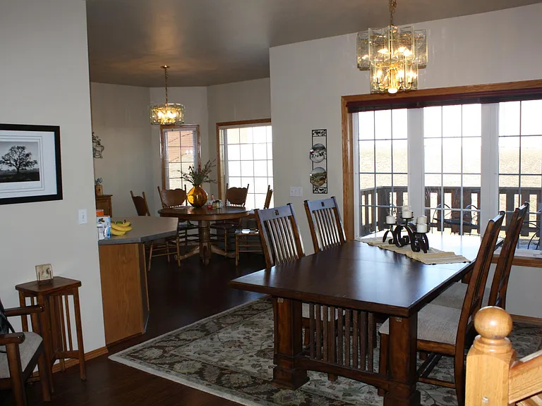 Dining Room looking into dining area.