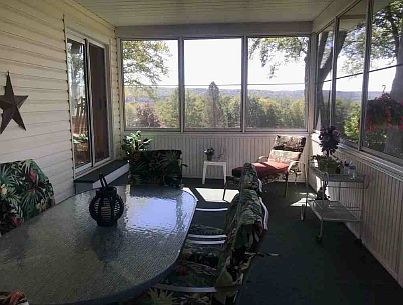 Patio view at mountains