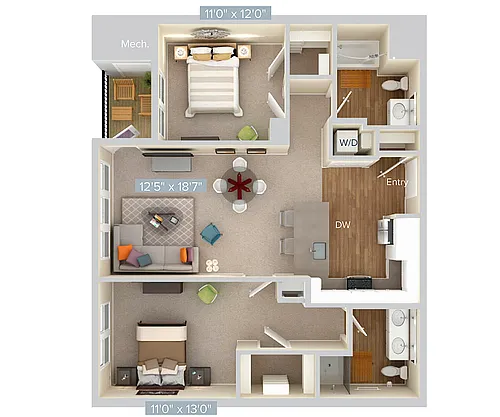 Floor plan B2-sc2-1100
