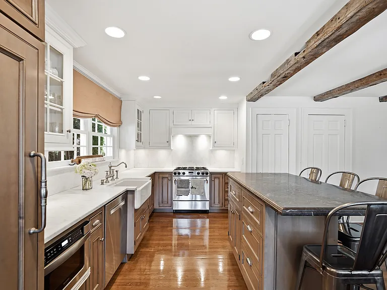 Kitchen with Stainless Steel Appliances and Island