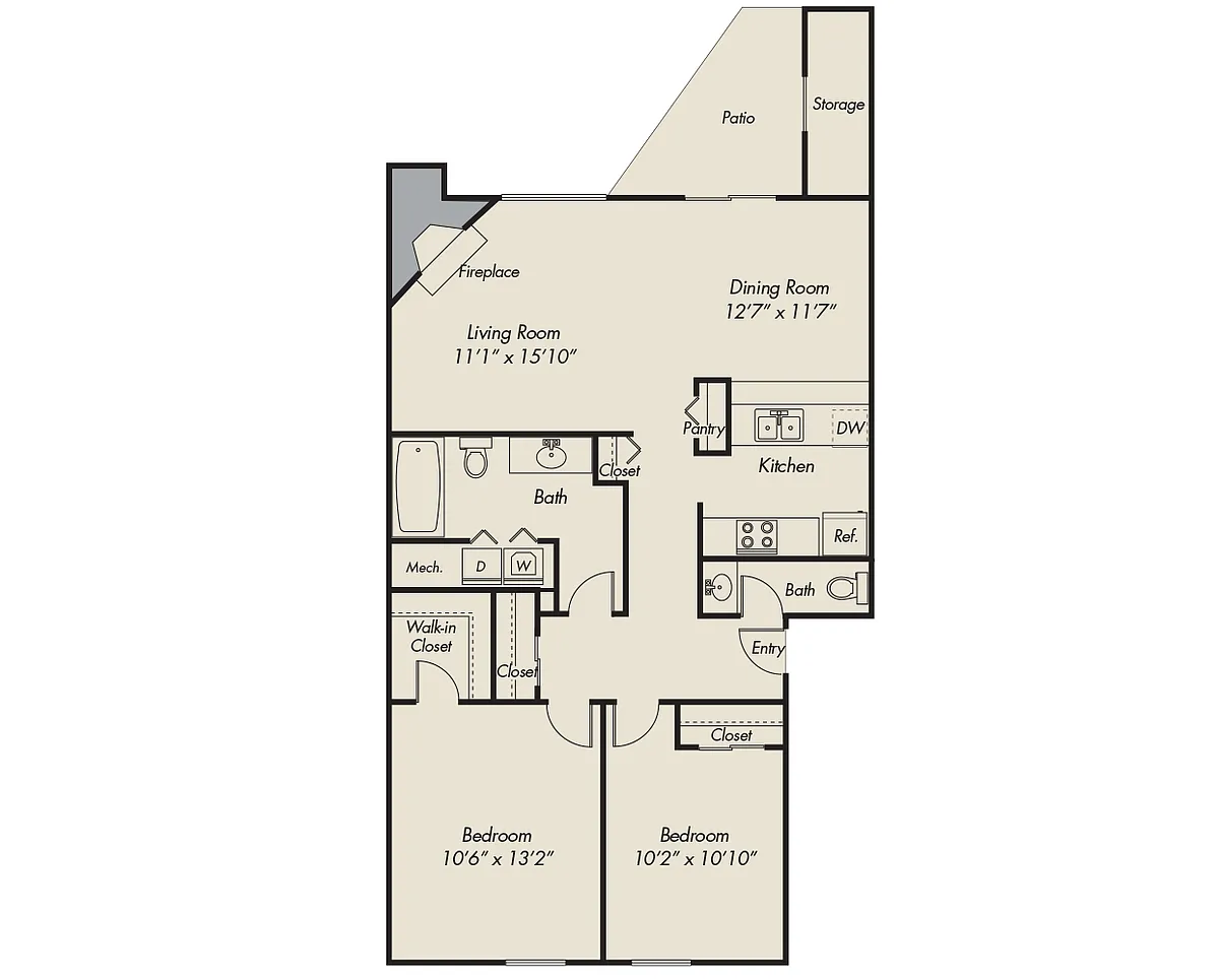 Floor plan 951