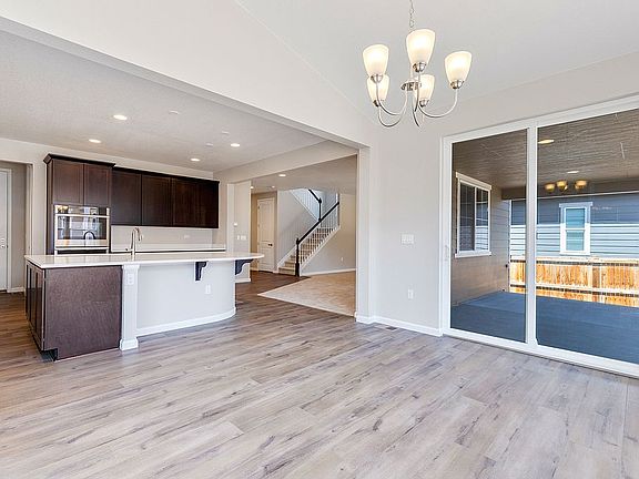 Vaulted ceiling dining room