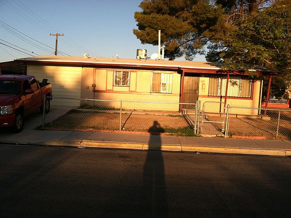 front of house at dawn