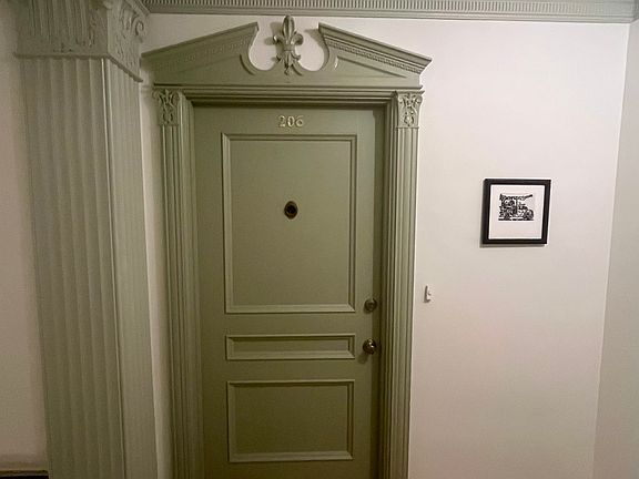 Front door of apt 206.