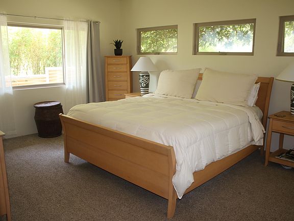 Master bedroom with king size bed