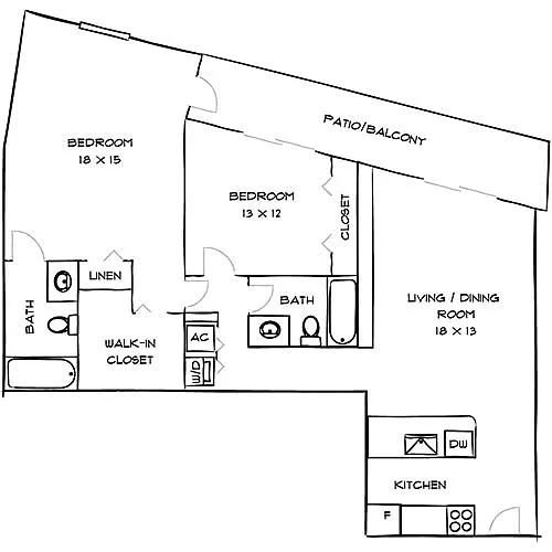 Floor plan Gallery 2B Premier