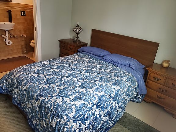 Each bedroom is large and has its own full bathroom