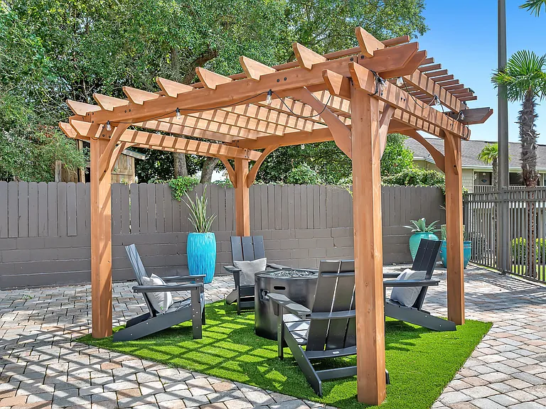 Discover sophistication in our refined fire pit enclavean ideal sanctuary for tranquil evenings and distinguished relaxation.