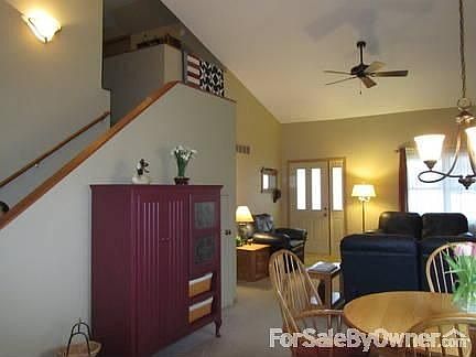 Looking from kitchen