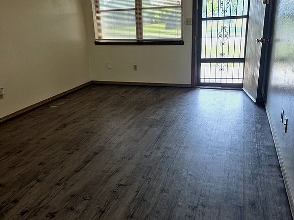 Living room with new flooring