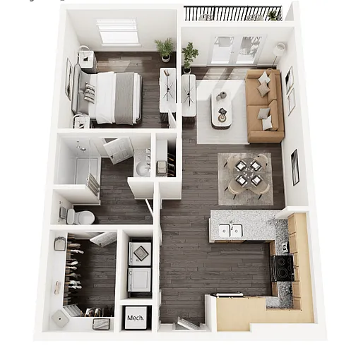 Floor plan A- Income Restricted