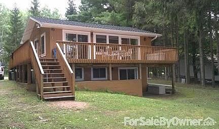 View of House looking up from Lake