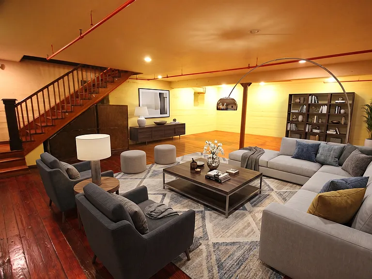 Huge Open Area in basement that can be used as a living or game room