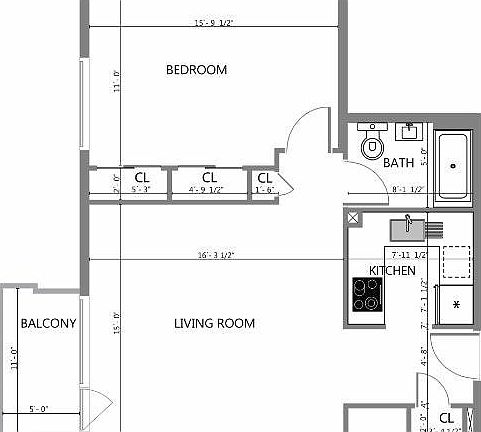 2nd image of 90 Sullivan Pl #407