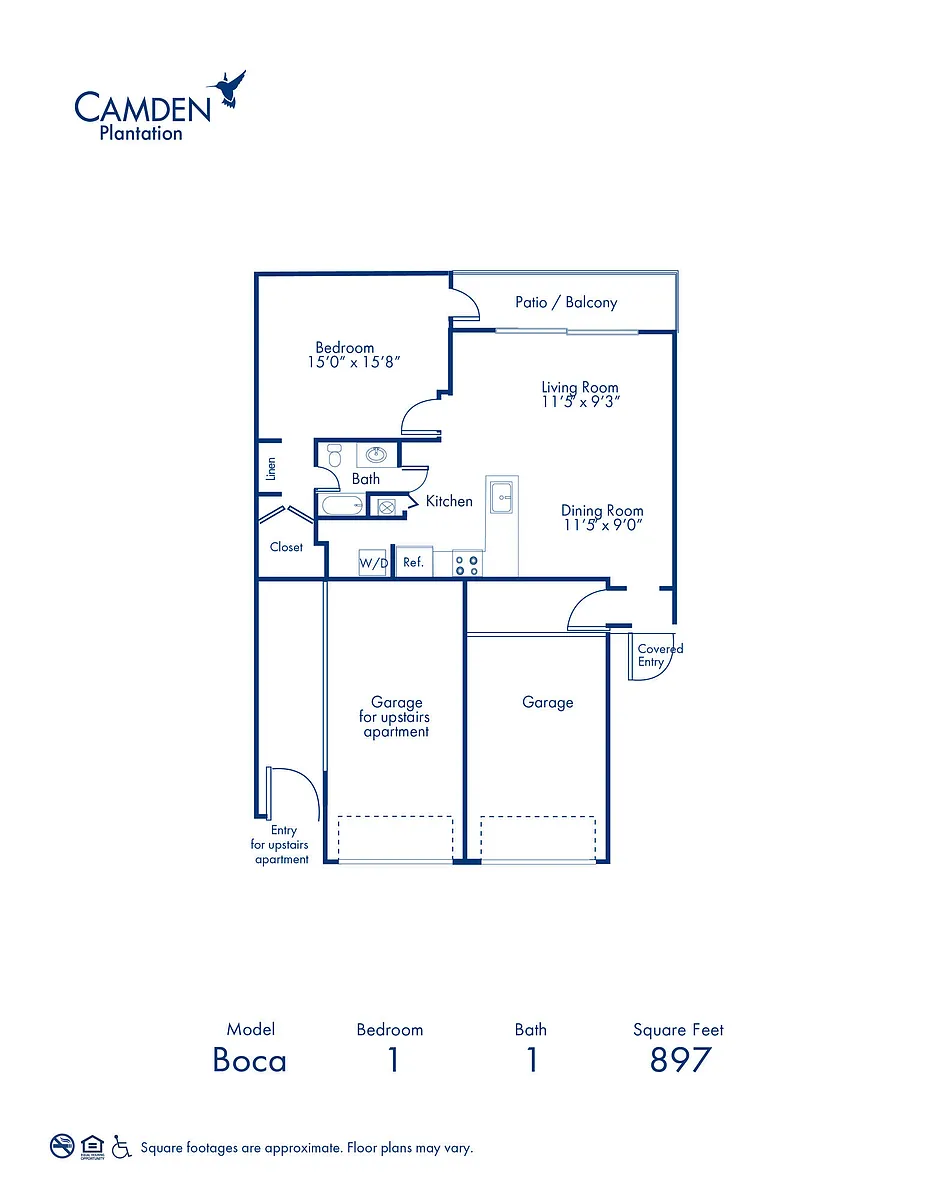 Floor plan Boca