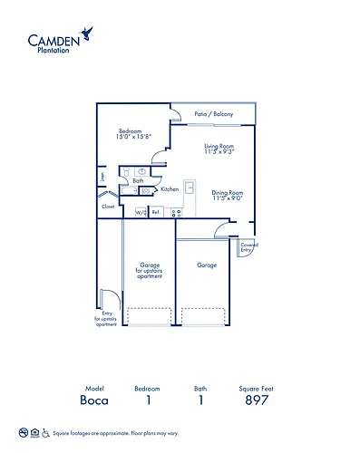 Floor plan Boca