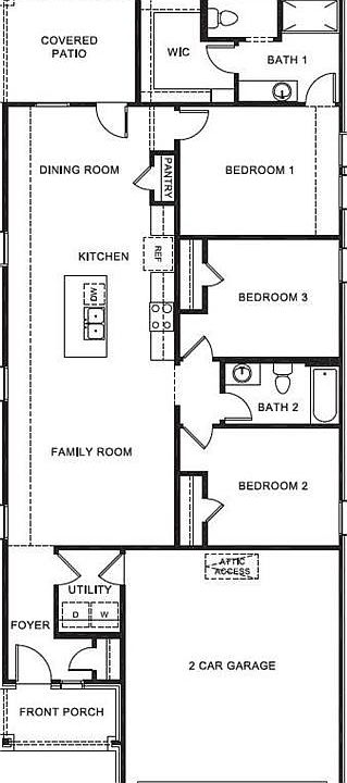 D.R. Horton's Brooke floorplan