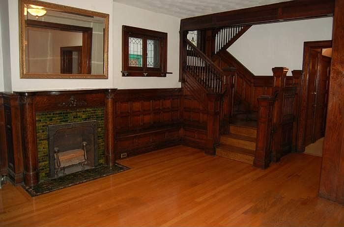 Entrance Hall, Natural woodwork