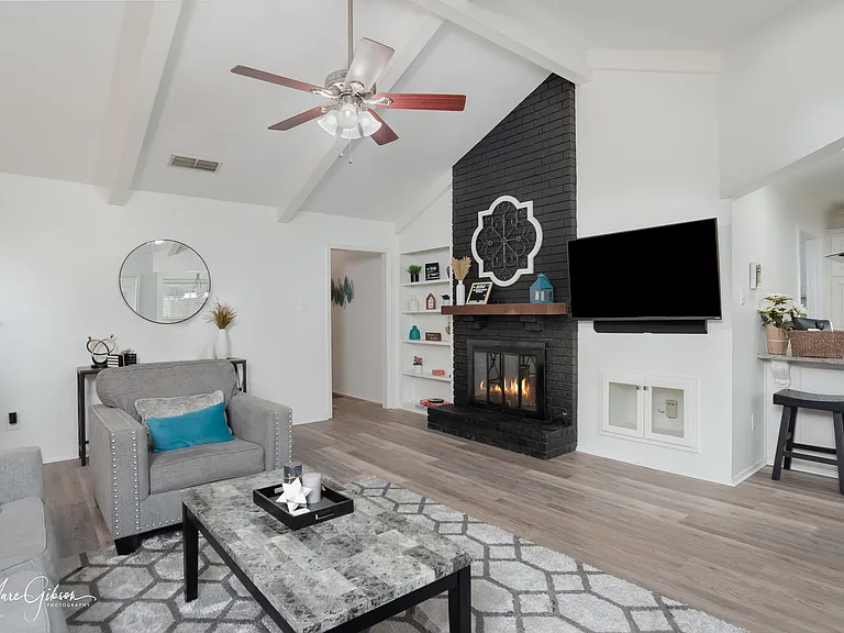Cozy living area for family and friends.