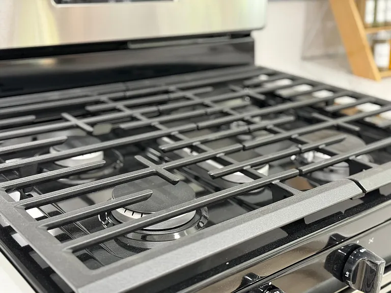 Brand new 5-burner gas stove and dishwasher by Whirlpool