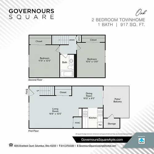Floor plan Oak