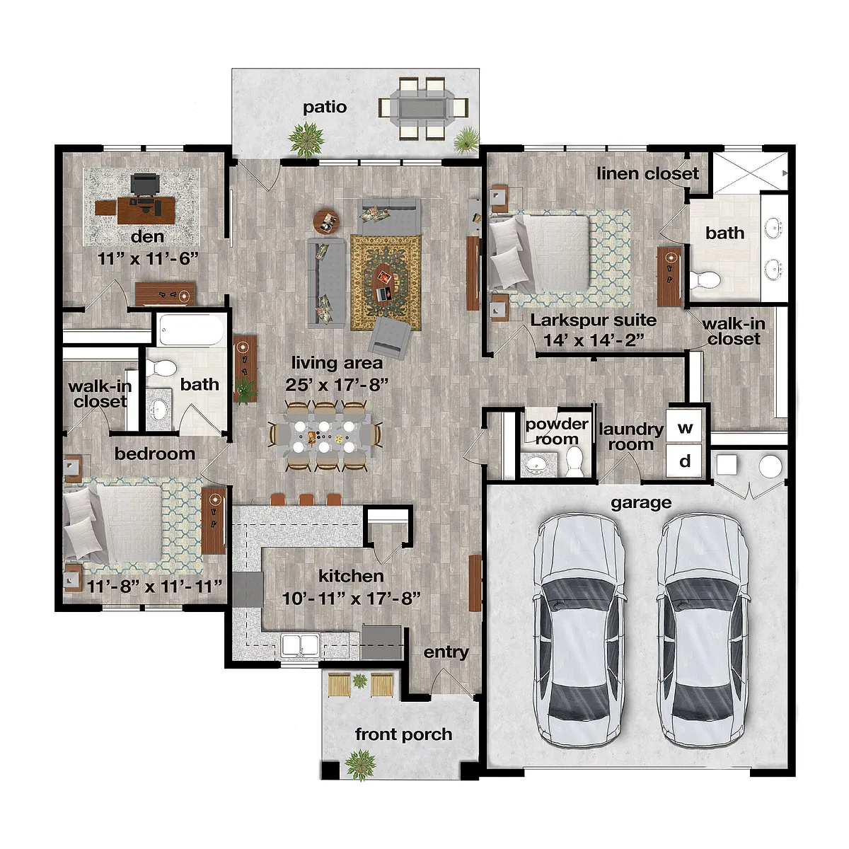 Floor plan Larkspur