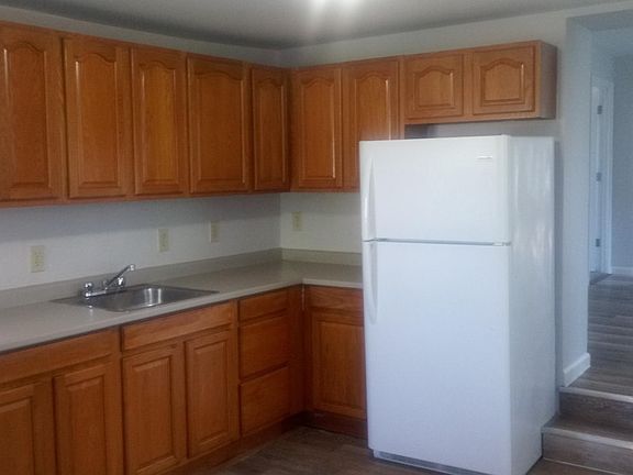 New Refrigerator & cabinets in kitchen