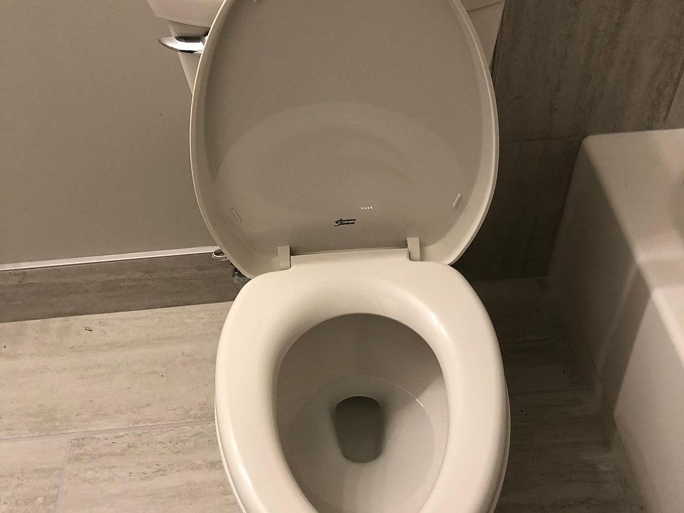 Completely remodeled bathroom.
