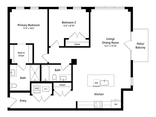 Floor plan 02U
