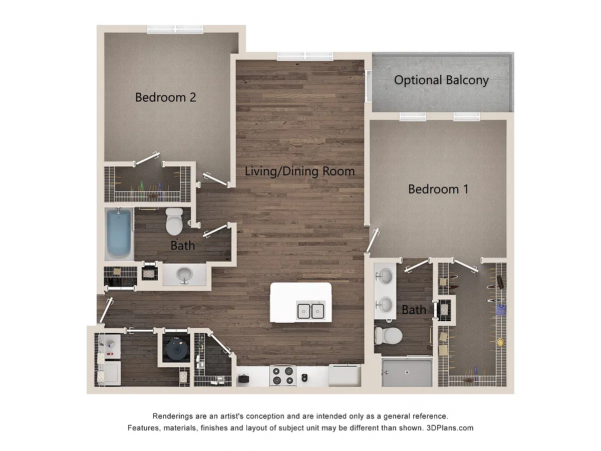 Floor plan B3