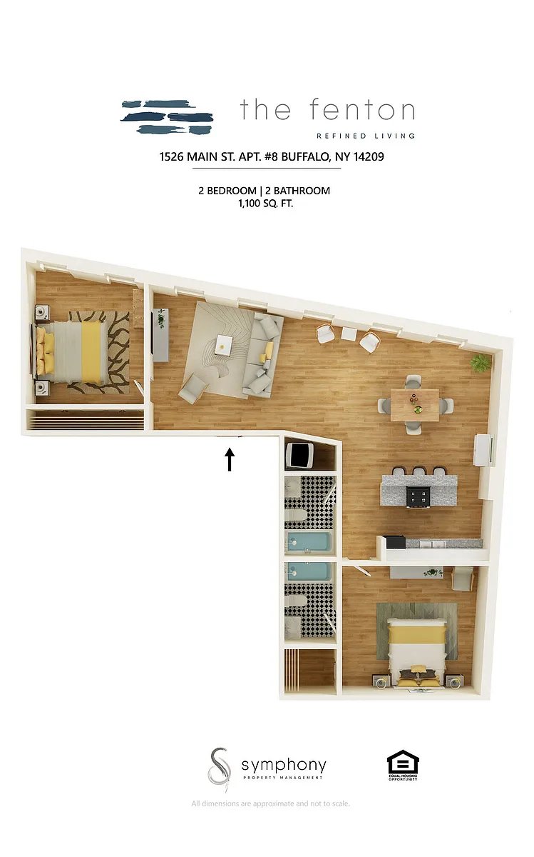 Floor plan The Loft Collection (B2UN)