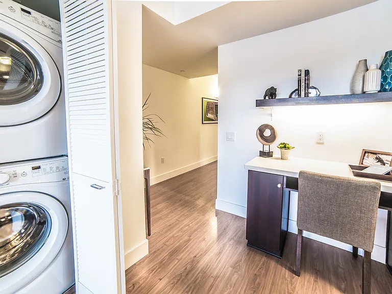 Enjoy in-home, full-sized washers & dryers at the Arroyo Residences